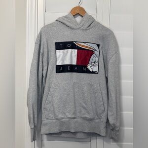 Space Jam: A New Legacy × Tommy Jeans Looney Tunes Flag Popover Hoodie Small